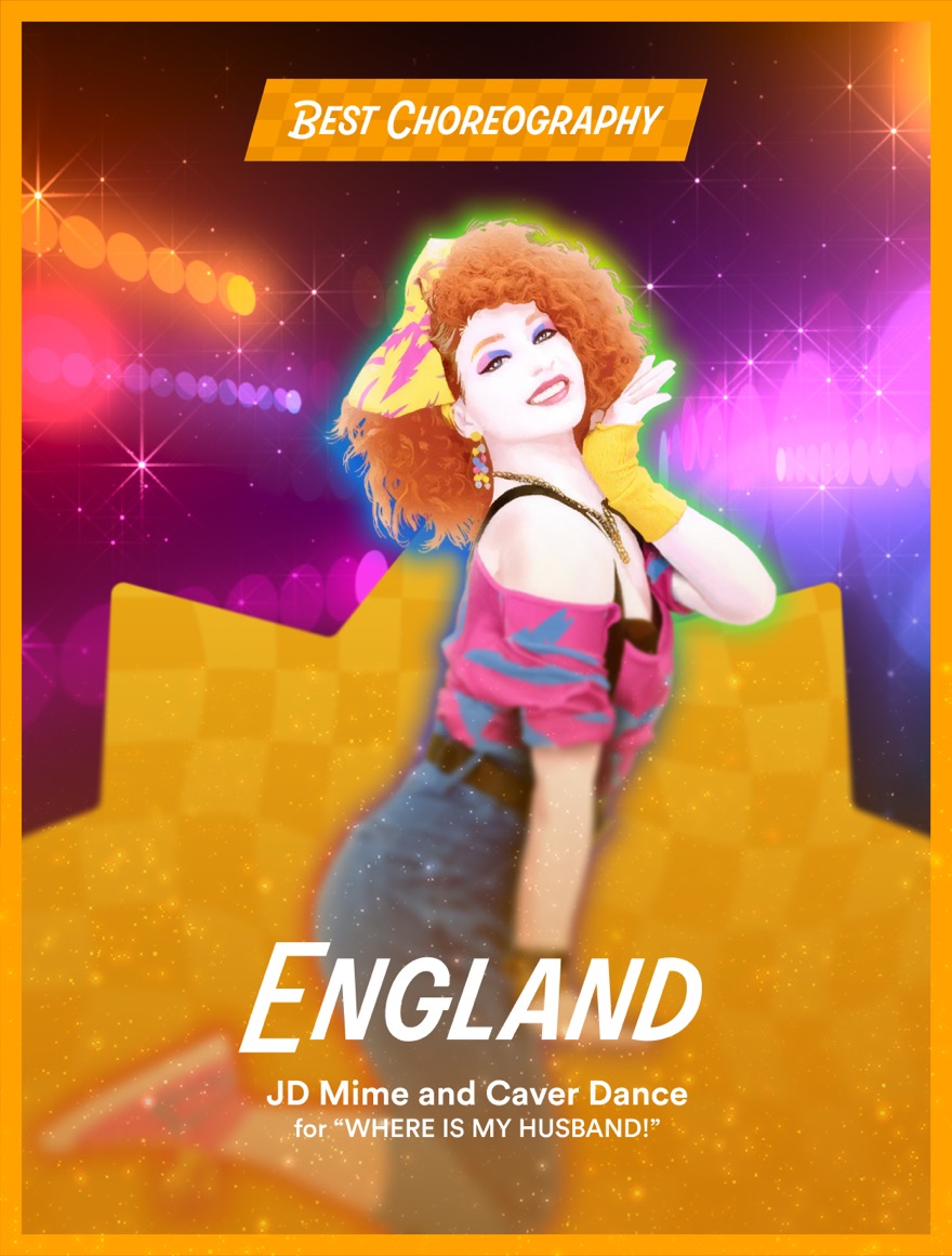 Best Choreography 2026: England, JD Mime and Caver Dance for WHERE IS MY HUSBAND!